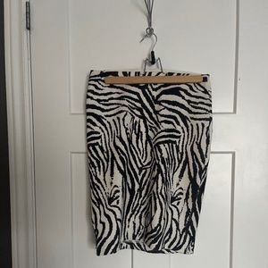 Skirt - zebra print